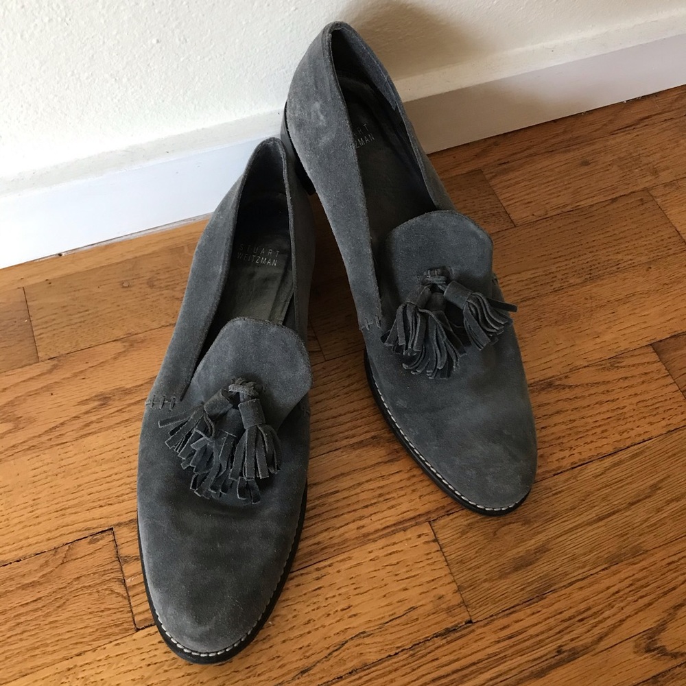 Dark grey loafers